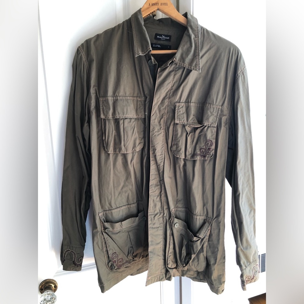 Embroidered Army Jacket